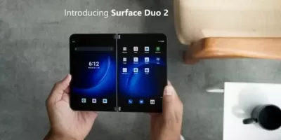微软推出全新 5G Surface Duo 2 Android 智能手机