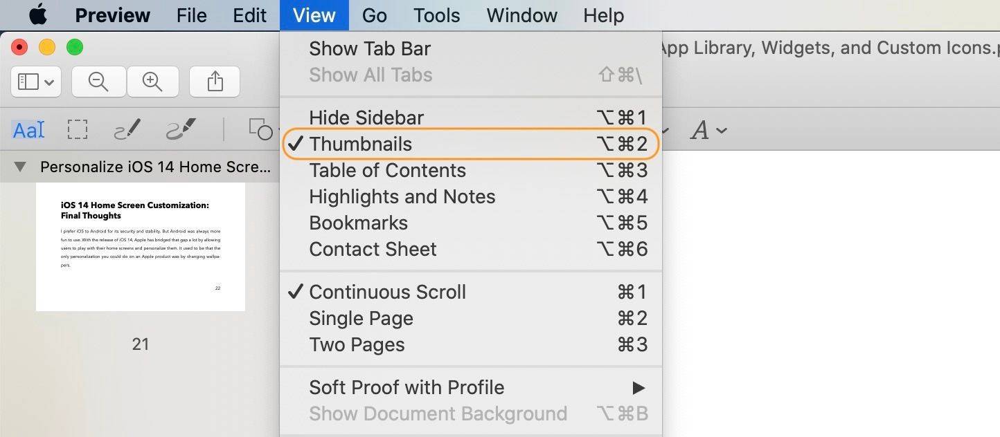 如何在Mac上使用预览合并多个PDF