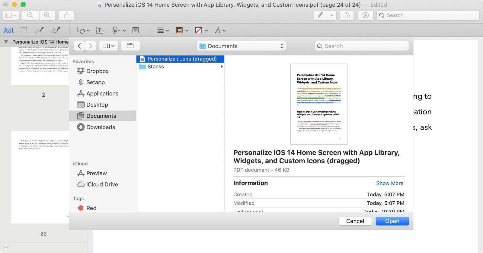 如何在Mac上使用预览合并多个PDF 如何在Mac上使用预览合并多个PDF