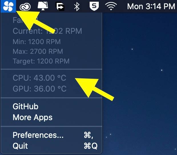 Check-CPU-temp-of-mac-using-menu-bar-app-