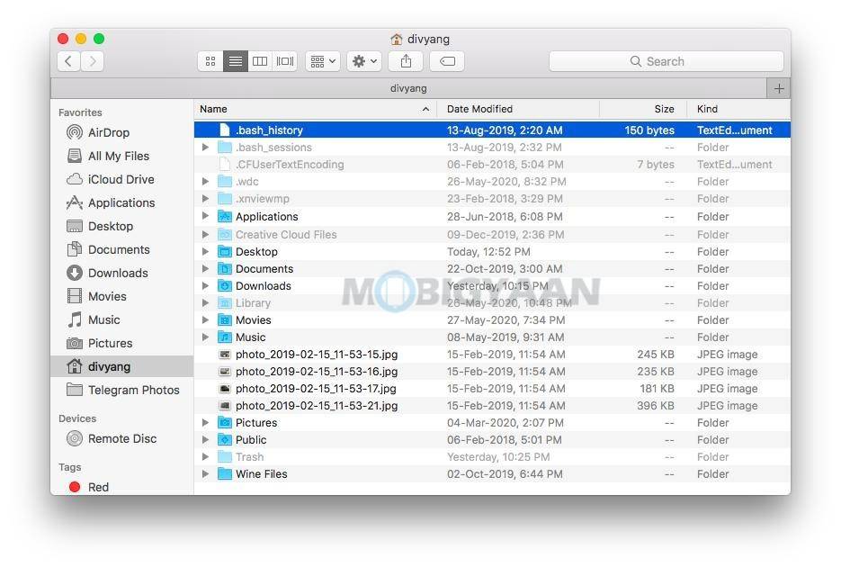 如何在Mac上查看隐藏的文件和文件夹