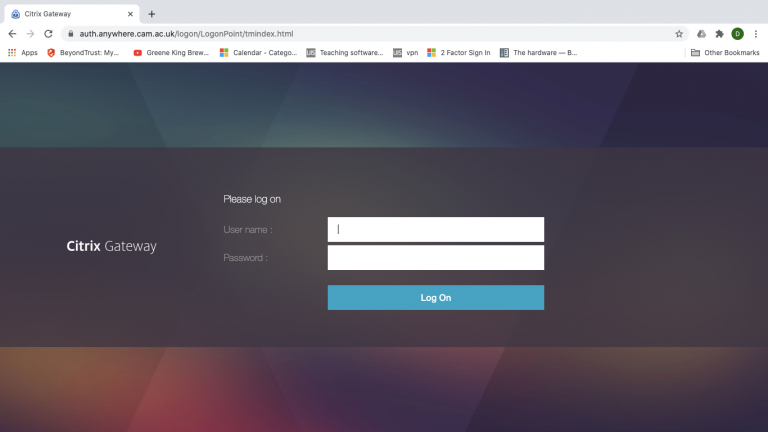 在Web浏览器中使用Citrix Workspace - TobMac
