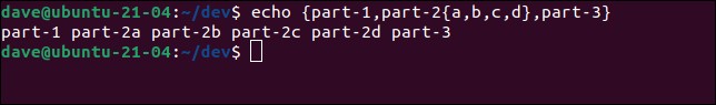 如何在 Linux 的 Bash Shell 中使用大括号扩展