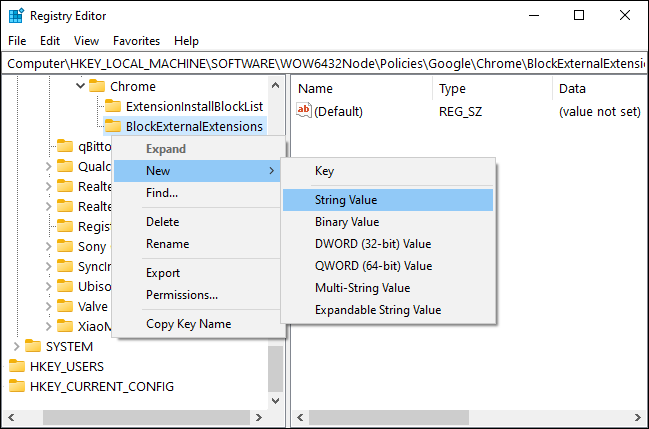 BlockExternalExtensions-New-String-Value