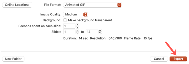 如何创建 PowerPoint 演示文稿的动画 GIF