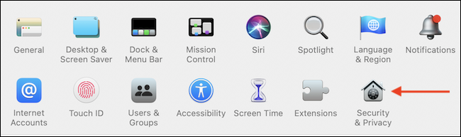 Go-to-Security-Privacy-in-System-Preferences