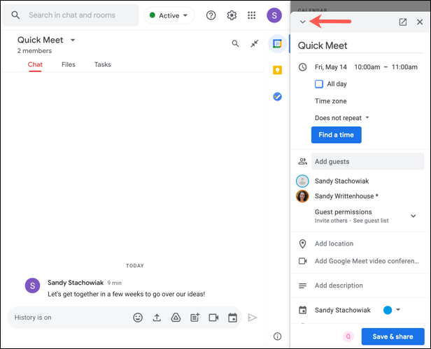 GoogleCalendarSidebarExpand-GoogleChatOnline