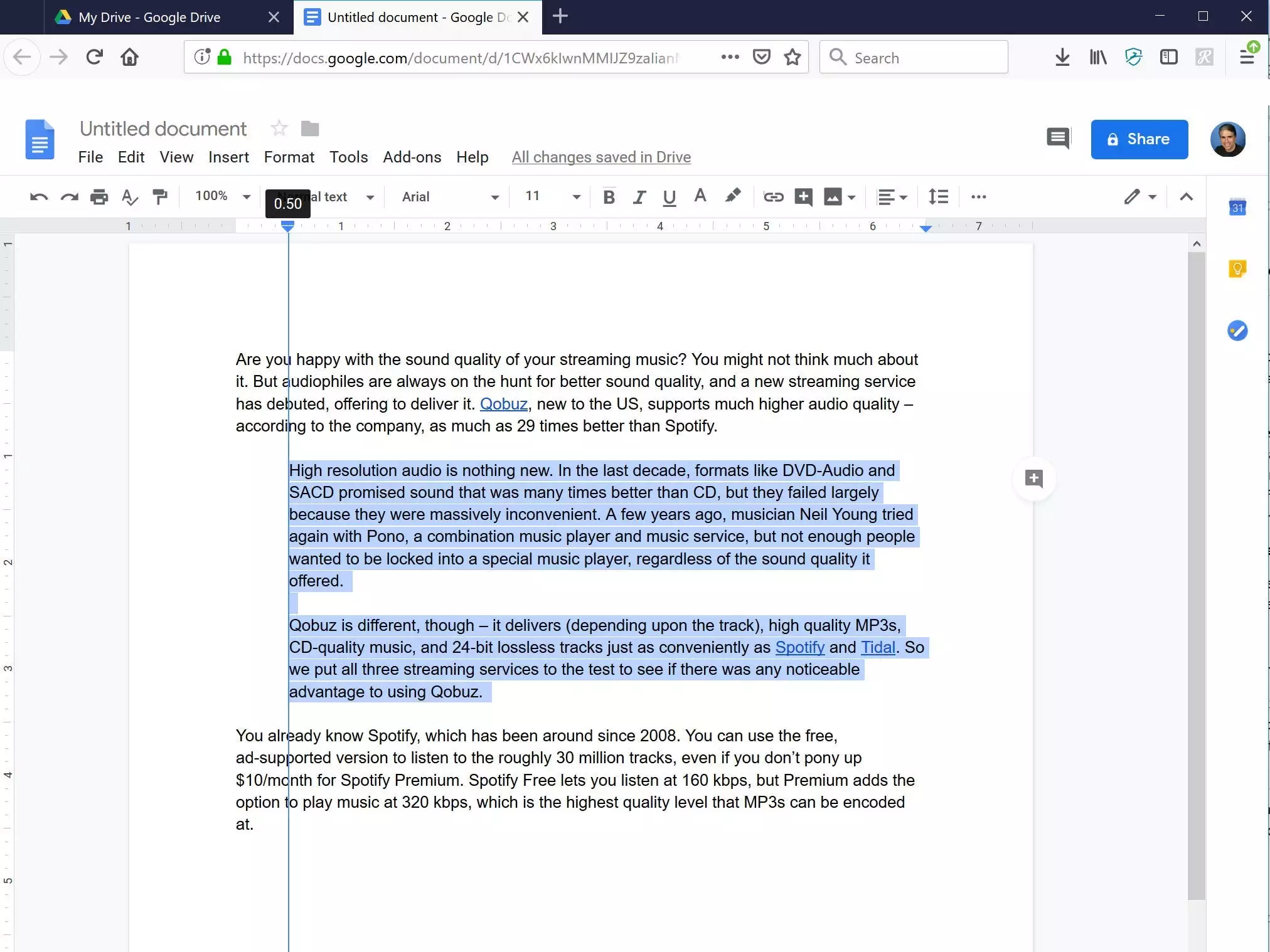 如何在 Google Docs 中对作品引用页面和其他形式进行悬挂缩进 如何在 Google Docs 中对作品引用页面和其他形式进行悬挂缩进