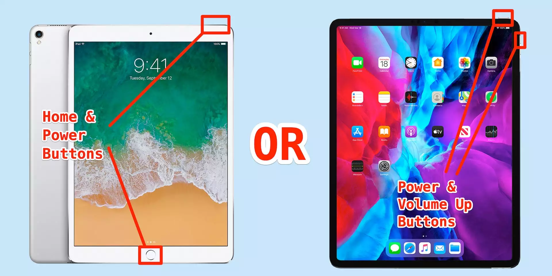 如何在每个 iPad 机型上截取屏幕截图 如何在每个 iPad 机型上截取屏幕截图