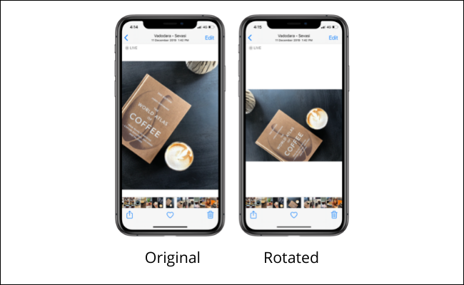 如何在 iPhone 和 iPad 上旋转图片 如何在 iPhone 和 iPad 上旋转图片