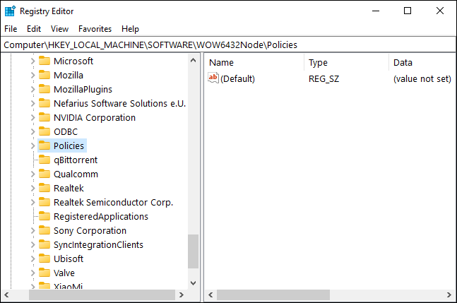 Policies-Subkey-in-Registry-Editor
