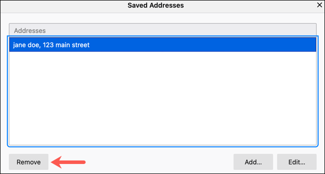 SavedAddressesRemove-Firefox