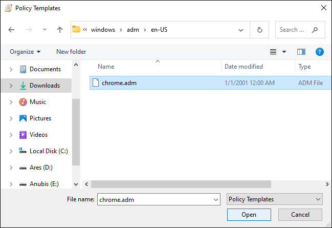 Select-Chrome-adm-file