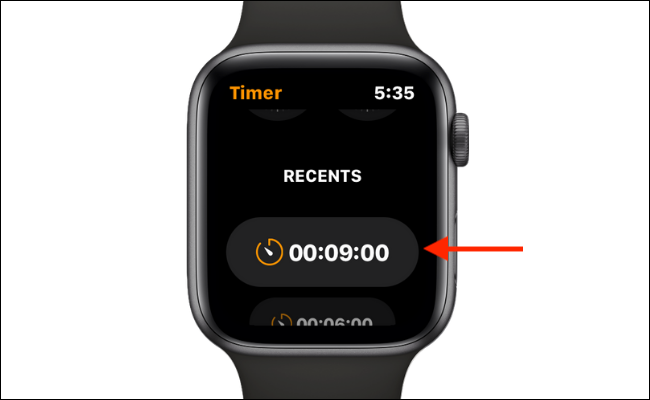 Use-A-Recent-Custom-Timer-on-Apple-Watch
