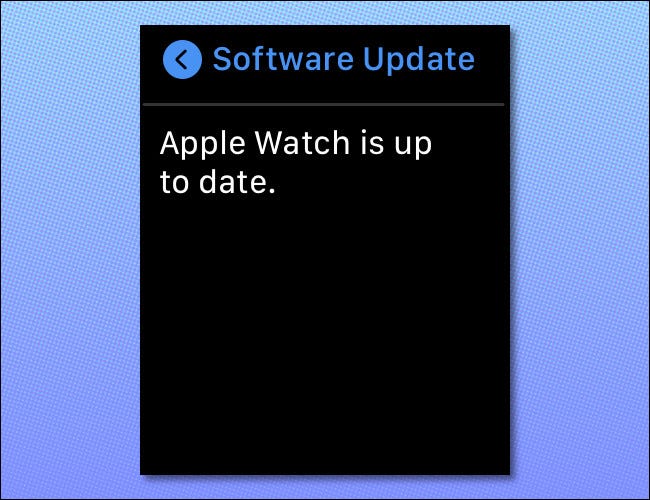 如何检查 Apple Watch 更新