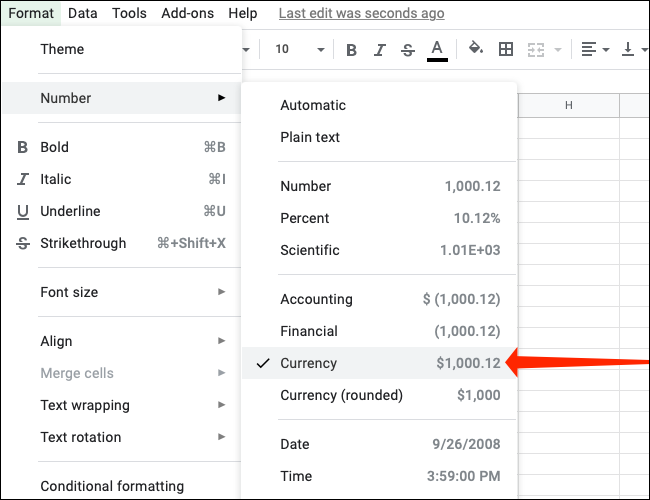 google-sheets-select-currency
