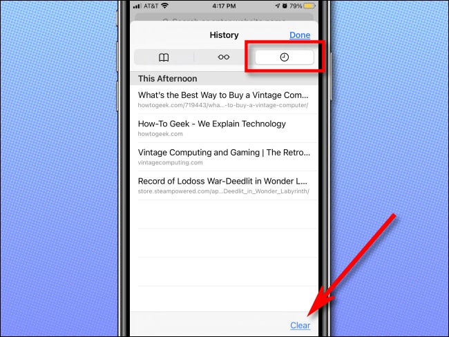 iphone_tap_history_and_clear