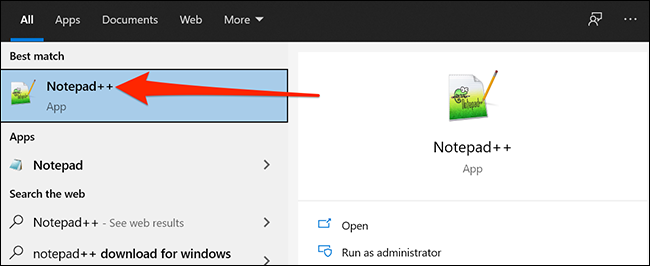 open-notepad-plus-plus