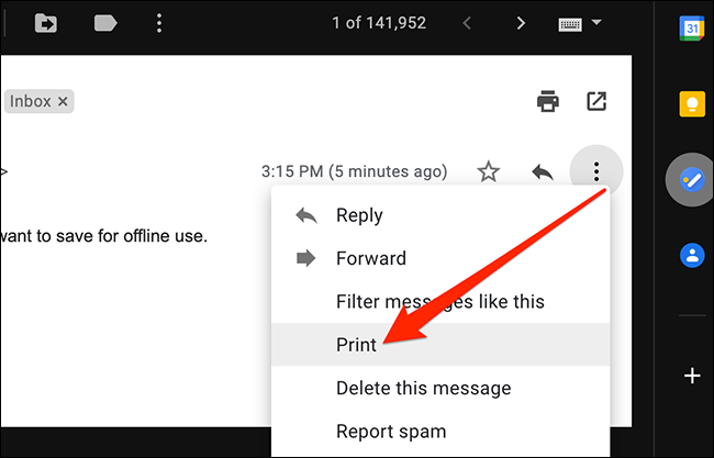 如何在 Gmail 中将电子邮件另存为 PDF
