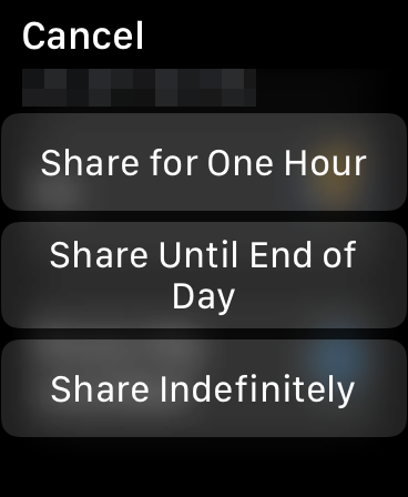 如何从 iPhone 或 Apple Watch 分享您的位置