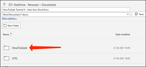 如何将 Microsoft Word 文档自动保存到 OneDrive 如何将 Microsoft Word 文档自动保存到 OneDrive