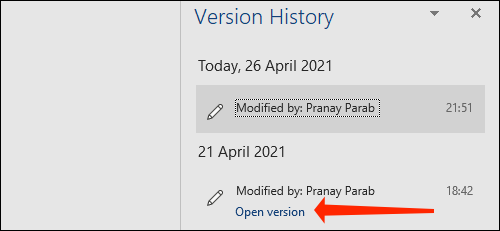 如何查看和恢复 Word 文档的先前版本 如何查看和恢复 Word 文档的先前版本