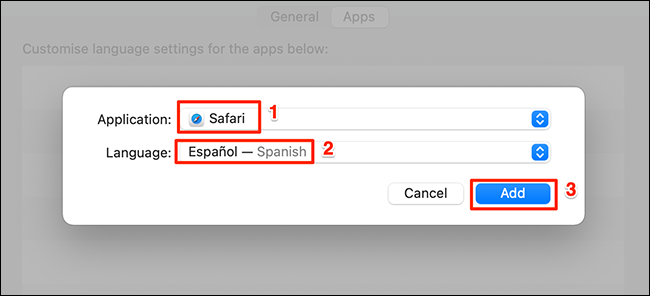 如何在 Mac 上更改特定应用程序的语言