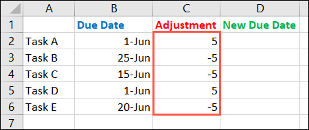 AddAdjustmentDays-Excel-1
