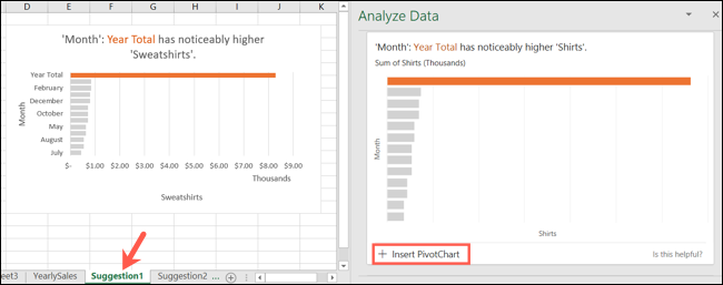 如何在 Microsoft Excel 中使用分析数据功能 如何在 Microsoft Excel 中使用分析数据功能
