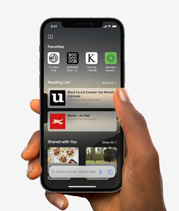 Apple-Safari-iOS-15-Startup-Page