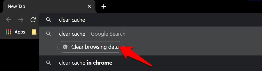 Chrome-Action-to-Clear-Browsing-Data