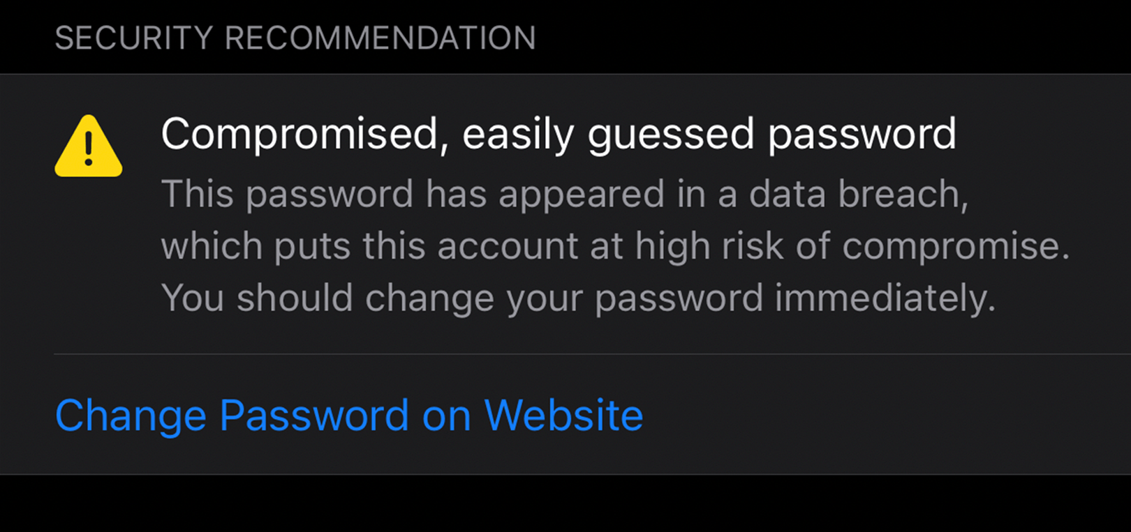 Compromised-and-easily-guessed-password-alert-in-Safari-browser