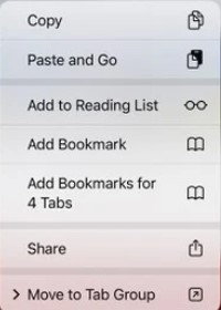 Context-menu-under-Safari-iOS-15