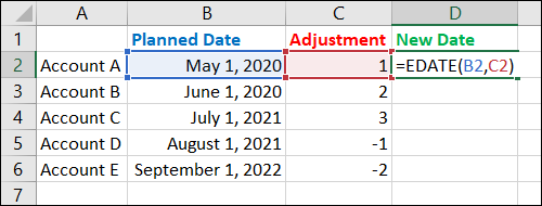 EnterAdjustmentMonthsFormula-Excel-1