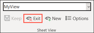 ExitSheetView-Excel