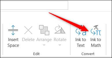 Ink-to-Math-option