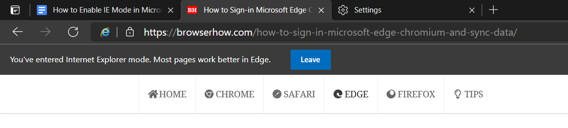 Internet-Explorer-Mode-on-Microsoft-Edge-browser