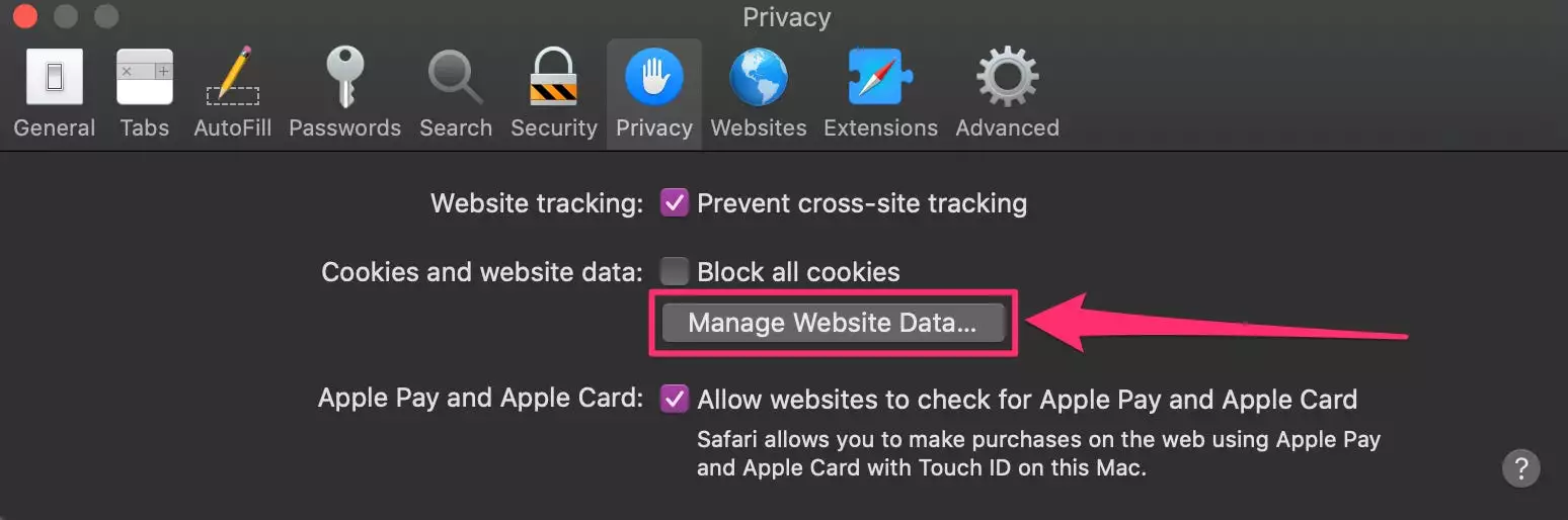 如何允许 Mac 上的 cookie 保存密码和其他重要信息