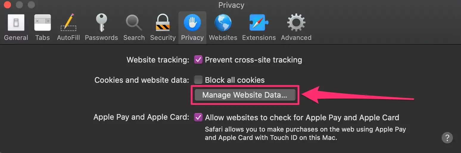 如何允许 Mac 上的 cookie 保存密码和其他重要信息 如何允许 Mac 上的 cookie 保存密码和其他重要信息