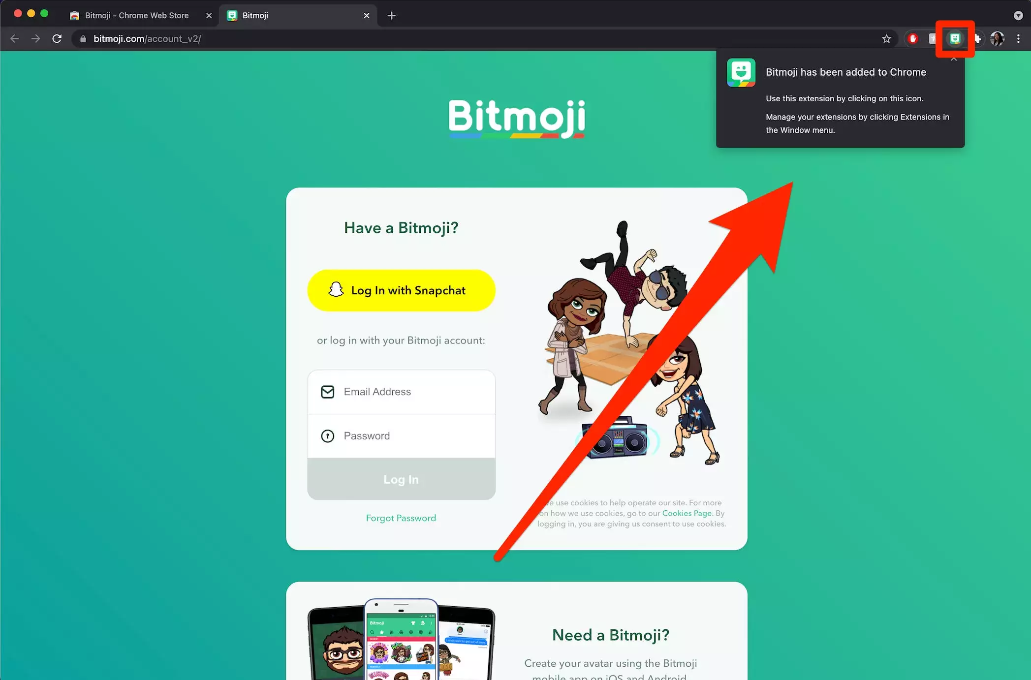 如何使用 Bitmoji Chrome 扩展在 Google Chrome 中输入 Bitmoji