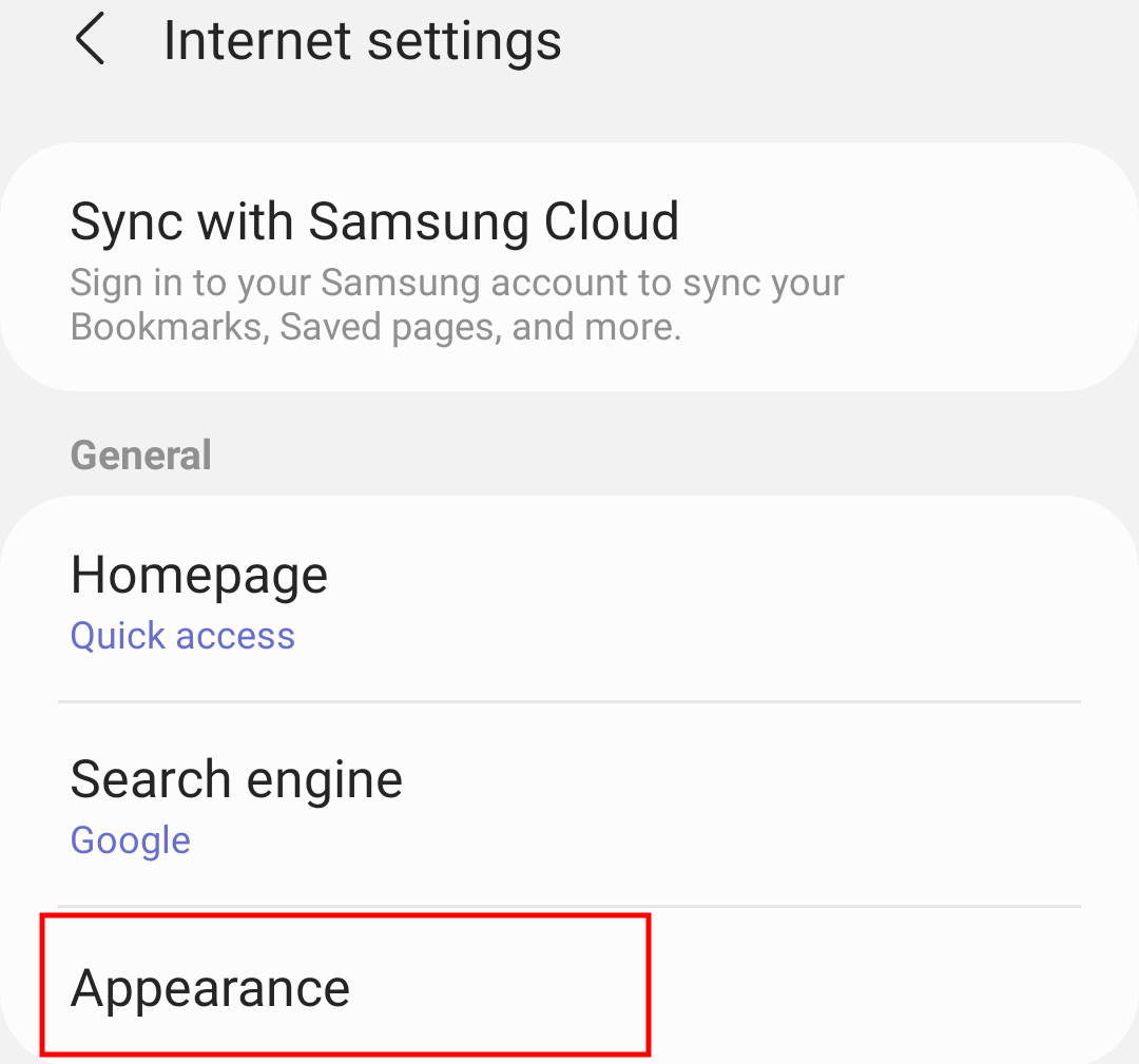 Samsung-Internet-Appearance-menu-1