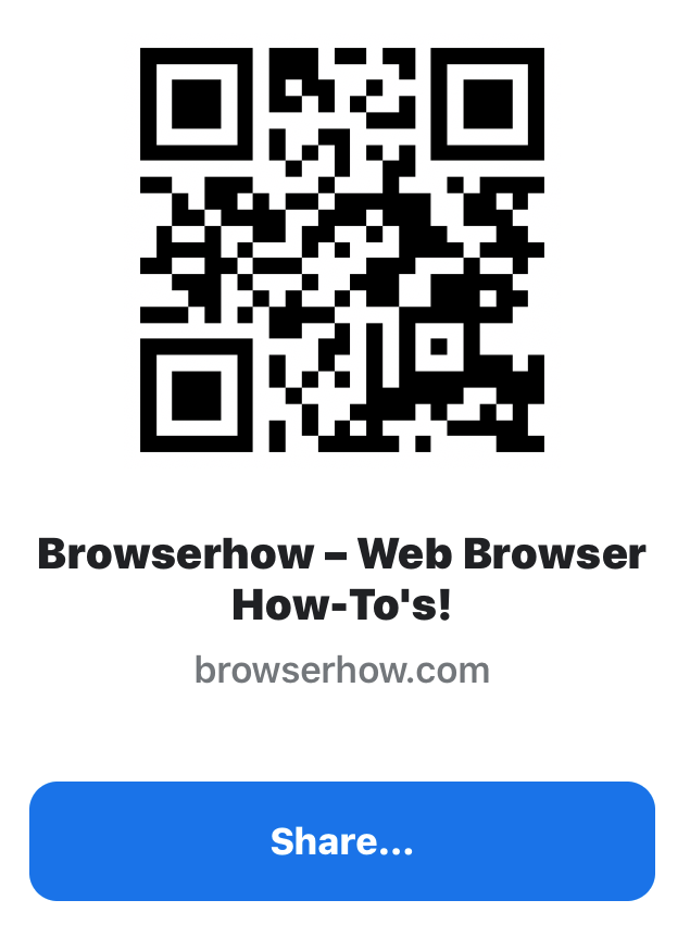 Share-Website-QR-Code-in-Chrome-iOS-browser