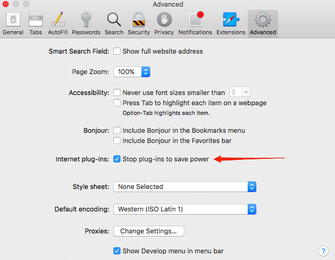 Stop-plug-in-to-save-power-option-in-Safari-preferences