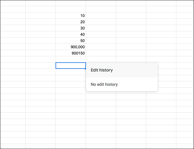 如何在 Google 表格中查看单元格的编辑历史