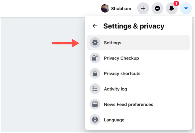 settings-menu-facebook-website