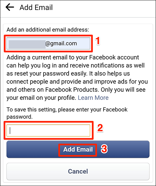 如何在 Facebook 上更改您的电子邮件地址