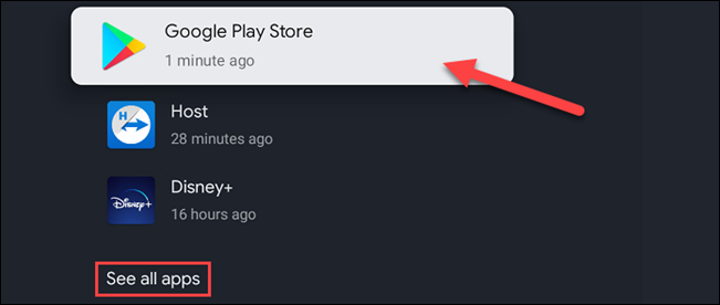 如何在 Google TV 上打开完整的 Play 商店