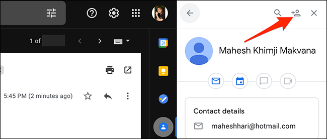 如何将联系人添加到 Gmail