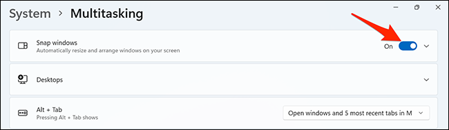 如何在 Windows 11 中关闭捕捉布局 如何在 Windows 11 中关闭捕捉布局