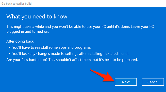 如何将 Windows 11 回滚到 Windows 10？